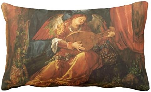 Lightenin Angel Albrecht Durer Cotton Canvas Pillow Cover, 20-Inch x 30-Inch