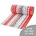 Crafty Rabbit Christmas Washi Tape - Set of 8 Rolls - 262 Feet Total - Red, Grey, White