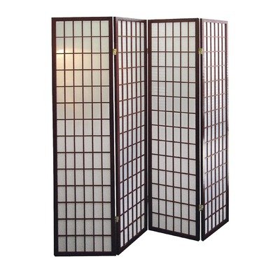 4-panel Room Divider - Cherry