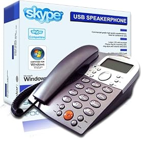 Sogatel - Skype compatible USB desktop speaker desk phone - LCD screen - Windows Vista XP