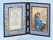 Madonna of the Street Stained Glass Plaque in English or Spanish, 10" x 7" - MADE IN ITALY