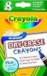 Crayola 8ct Dry Erase Crayons Large Size