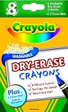 Crayola 8ct Dry Erase Crayons Large Size