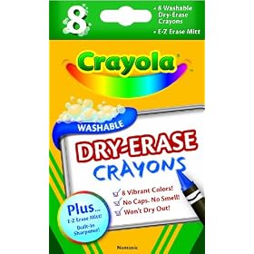 Crayola Washable Dry Erase Crayons (8 pack)