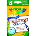 Crayola Washable Dry Erase Crayons (8 pack)