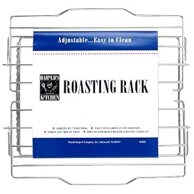 Click here to buy Harold Imports 7-Position 10-1 2-Inch Adjustable Roasting Rack by Harold Imports.