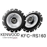 KENWOOD [ ケンウッド ] １６cmカスタムフィットスピーカー [ 2WAYコアキシャル 150W ] 純正スピーカーで物足りない方に！ [ 品番 ] KFC-RS160