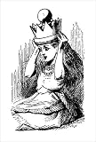 Through The Looking Glass 2 Art Print Poster by Sir John Tenniel