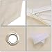 8x8 Ft Garden Canopy Gazebo Replacement Top Ivory Color Backyard Patio Sun Shade