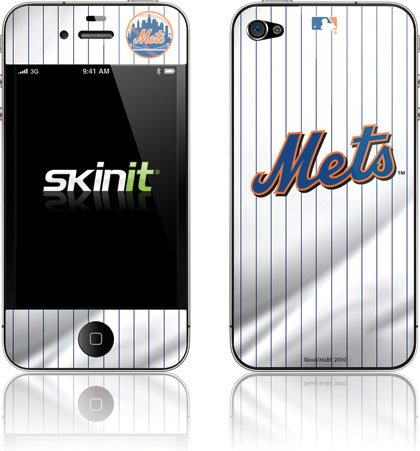Skinit New York Mets Home Jersey Vinyl Skin for Apple iPhone 4 / 4S