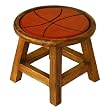 Handmade Basketball Design Stool