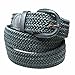 Eurosport Unisex Braided Elastic Stretch Belt, Gray, X-Large