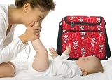 University of Wisconsin Logo UW Badgers Diaper Bag – Baby Bag for New Dad Father or Mom NEW Mother Baby Shower Gift Idea