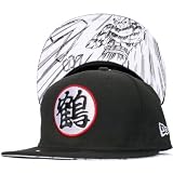 Dragon Ball×New Era Cap ドラゴンボール×ニューエラ 5950キャップ アンダーバイザー 鶴(ツル)マーク ブラック マルチ ホワイト