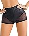 Vintage Interlace Control Short Panty- Leonisa Black XL