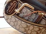 Coach Mini Signature Dog Collar XL Brown Khahi 28