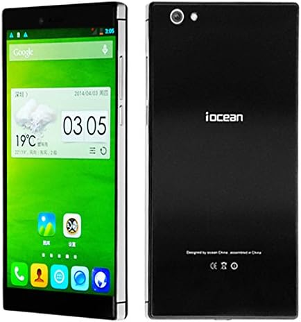 iOcean X8 3G Unlocked Smartphone 5.7 inch FHD 2GB+16GB Support NFC OTG MTK6592 Octa Core 1.7GHz Android 4.2.2 13MP WCDMA GSM Dual SIM, Black (Standard Phone)