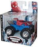 MGA Marvel Spider-Man 3 Vehicle 1:64 Scale Die Cast Metal Monster Truck - Spidey Racer