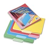 Pendaflex 82300 Pendaflex 2-Tone File Folders, 1/3 Cut, Top Tab, Letter, Assorted Clrs, 24/Pack