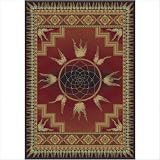 Dreamcatcher Rug - Crimson (9x12')