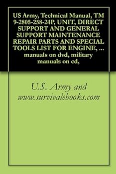us army. technical manual. tm 9-2805-258-24p. unit. direct support and general support maintenance repair parts and special tools list for engine. gasoline. ... manuals on dvd. military manuals on cd. - u.s. army and www.survivalebooks.com