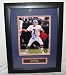 John Elway Framed Autographed/Hnad Signed Denver Broncos 8x10 Phot (White Throwback Jersey)