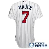 Minnesota Twins Authentic Joe Mauer Home Cool Base Jersey