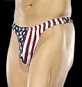 Men's Shiny Silk charmeuse Pouch Thong USA