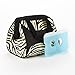 Fit & Fresh Ladies Downtown Insulated Lunch Bag with Ice Pack, Exterior Pocket with Zipper Closure, Zebra