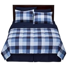 Buffalo Check Bed in a Bag - Blue