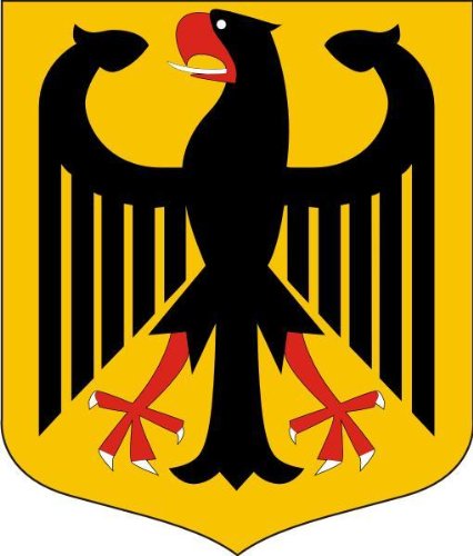 PREMIUM Aufkleber WAPPEN DEUTSCHLAND BRD ADLER 