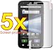 5x Motorola ATRIX 4G MB860 Premium Clear LCD Screen Protector Cover Guard Shield Flim Kit