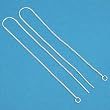 St. Silver Ear Threaders Threads W/ Bridge & Loop 6 In.