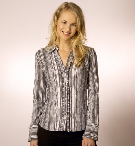 Per Una Flower Stripe Shirt clothing