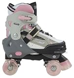 Toys : Typhoon Adjustable Roller Skates - Pink Size Large (UK4 to UK7)