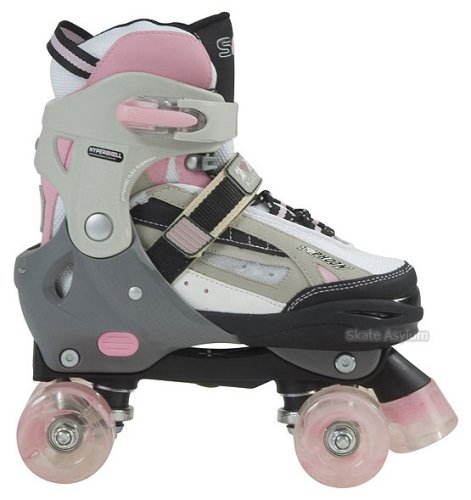 Childrens Toyshop  Toys : Typhoon Adjustable Roller Skates - Pink Size Large (UK4 to UK7)
