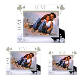Review A&W Products  / 3-pc. Glass Frame Set- Love