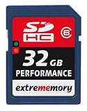 ExtreMemory - EXMESDHC32GC6 - Performance - Carte mémoire SDHC - 32 Go