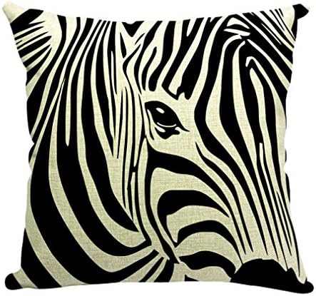 Yo-You Animal Print Sofa Cushion Covers Zebra Throw Pillow Case (AA1)