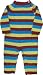 Striped Romper - Pacific Blue/ Kiwi/ Brown 0-3 Months