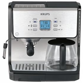 Krups Expert Espresso and Filter Coffee Machine with Combi Pump and Programmable Timer