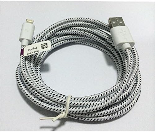2x High Quality Lightning Usb Charging Data Sync Cable for iPhone 5/5s/5c, Ipad, Nano, Works with iOS 7