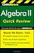 CliffsNotes Algebra II Quickreview (Cliffs Quick Review)