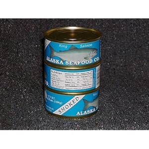 Canned Smoked Silver (Coho) Salmon
