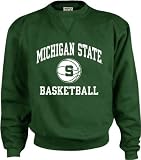 Michigan State Spartans Perennial Basketball Crewneck Sweatshirt