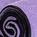 YogaRat Purple-Black 100% Microfiber Yoga Mat Towels - Length (24