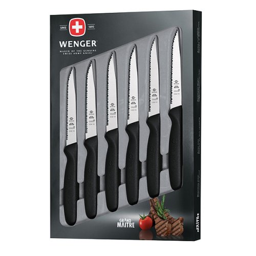 Wenger Grand Maitre 6-Piece Steak Knife Set