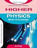 Basic knowledge Higher Still Higher physics