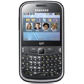 Samsung - GT-S3350 ch@t 335 - T�l�phone portable - EDGE - Wifi - Bluetooth - Noir m�tallique