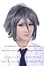 NEW Fashion HOT sexy Gray Grey Curly Anime cosplay wigs party Masquerade girls 30CM